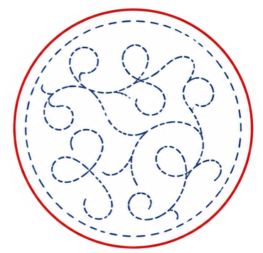 Edge-to-edge quilting icon