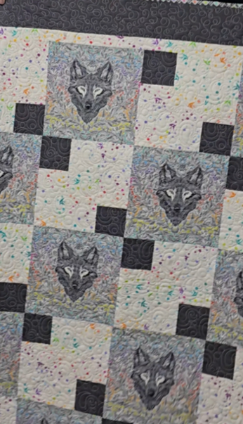 Finished quilt project